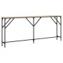 Sonoma oak engineered wood console table 180x23x75 cm by , Side tables - Ref: Foro24-837768, Price: 55,02 €, Discount: %