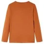 Langarm-T-Shirt für Kinder in der Farbe Cognac 92 von , Kinder-T-Shirts - Ref: Foro24-13524, Preis: 8,32 €, Rabatt: %