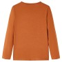 Langarm-T-Shirt für Kinder in der Farbe Cognac 116 von , Kinder-T-Shirts - Ref: Foro24-13526, Preis: 8,41 €, Rabatt: %