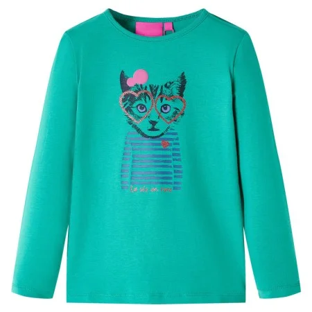 Hellgrünes Langarm-T-Shirt für Kinder 92 von , Kinder-T-Shirts - Ref: Foro24-13579, Preis: 8,59 €, Rabatt: %