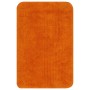 Orangefarbenes 3-teiliges Badematten-Set aus Stoff von vidaXL, Teppiche und Badematten - Ref: Foro24-133227, Preis: 33,13 €, ...
