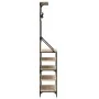 Coat rack with Sonoma oak shoe rack 90x34x184 cm by , Dresser Organizers and Bar Hangers - Ref: Foro24-837878, Price: 88,57 €...