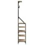 Garderobe mit Schuhregal aus Sonoma-Eiche 70x34x184 cm von , Kommoden-Organizer und Bar-Kleiderbügel - Ref: Foro24-837873, Pr...