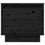 Nachttische 2 Stück aus massivem schwarzem Kiefernholz 35x34x32 cm von vidaXL, Nachttische - Ref: Foro24-813404, Preis: 50,83...