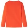 Leuchtendes orangefarbenes Langarm-Kinder-T-Shirt 140 von , Kinder-T-Shirts - Ref: Foro24-12723, Preis: 11,82 €, Rabatt: %