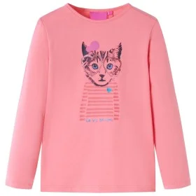 Kinder-Langarm-T-Shirt rosa 128 von , Kinder-T-Shirts - Ref: Foro24-13587, Preis: 8,59 €, Rabatt: %