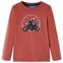 Children's long-sleeved T-shirt in henna color 116 by , Kids T-shirts - Ref: Foro24-12651, Price: 8,30 €, Discount: %