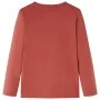 Children's long-sleeved T-shirt in henna color 116 by , Kids T-shirts - Ref: Foro24-12651, Price: 8,30 €, Discount: %