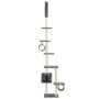 Cat scratching post with sisal post gray footprints 260 cm by vidaXL, Cat furniture - Ref: Foro24-170533, Price: 80,65 €, Dis...