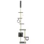 Cat scratching post with sisal post gray footprints 260 cm by vidaXL, Cat furniture - Ref: Foro24-170533, Price: 79,42 €, Dis...