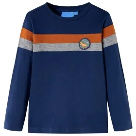 Marineblaues Langarm-T-Shirt für Kinder 104 von , Kinder-T-Shirts - Ref: Foro24-12850, Preis: 8,30 €, Rabatt: %