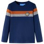Camiseta infantil de manga larga azul marino 104 de , Camisetas para niños - Ref: Foro24-12850, Precio: 9,87 €, Descuento: %