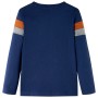 Camiseta infantil de manga larga azul marino 104 de , Camisetas para niños - Ref: Foro24-12850, Precio: 9,87 €, Descuento: %