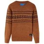 Jersey de punto infantil color coñac 104 de , Camisetas para niños - Ref: Foro24-14490, Precio: 11,95 €, Descuento: %