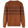 Kinder-Strickpullover in der Farbe Cognac 128 von , Kinder-T-Shirts - Ref: Foro24-14492, Preis: 16,15 €, Rabatt: %
