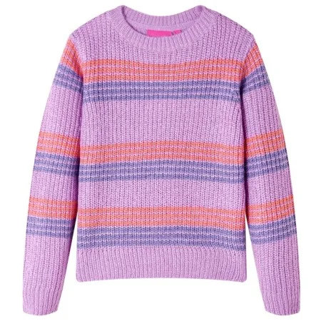 Jersey de punto infantil con rayas color lila y rosa 92 de , Camisetas para niños - Ref: Foro24-14534, Precio: 12,86 €, Descu...