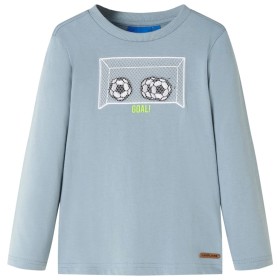 Kinder-Langarm-T-Shirt Hellblau 92 von , Kinder-T-Shirts - Ref: Foro24-12714, Preis: 8,60 €, Rabatt: %