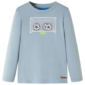 Kinder-Langarm-T-Shirt Hellblau 92 von , Kinder-T-Shirts - Ref: Foro24-12714, Preis: 8,52 €, Rabatt: %