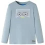 Kinder-Langarm-T-Shirt Hellblau 92 von , Kinder-T-Shirts - Ref: Foro24-12714, Preis: 8,52 €, Rabatt: %