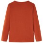 Langarm-T-Shirt für Kinder in der Farbe 92 in hellem Ziegelstein von , Kinder-T-Shirts - Ref: Foro24-13139, Preis: 8,74 €, Ra...