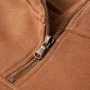 Kinder-Kapuzensweatshirt mit halbem Reißverschluss, Anthrazit-Cognac 104 von , Kinder-T-Shirts - Ref: Foro24-13475, Preis: 12...