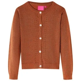 Cognacfarbene Kinder-Strickjacke 104 von , Oberbekleidung für Kinder - Ref: Foro24-14515, Preis: 12,41 €, Rabatt: %