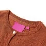 Cognacfarbene Kinder-Strickjacke 104 von , Oberbekleidung für Kinder - Ref: Foro24-14515, Preis: 12,41 €, Rabatt: %