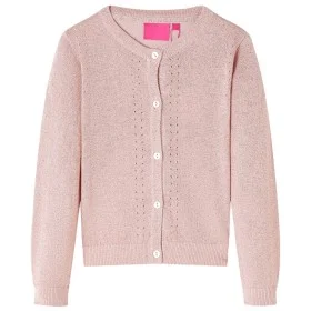 Zartrosa Kinder-Strickjacke 128 von , Oberbekleidung für Kinder - Ref: Foro24-14522, Preis: 12,41 €, Rabatt: %