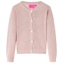 Zartrosa Kinder-Strickjacke 128 von , Oberbekleidung für Kinder - Ref: Foro24-14522, Preis: 17,00 €, Rabatt: %