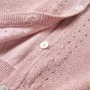 Zartrosa Kinder-Strickjacke 128 von , Oberbekleidung für Kinder - Ref: Foro24-14522, Preis: 12,41 €, Rabatt: %