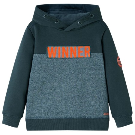 Dunkelgrünes Kinder-Kapuzensweatshirt 140 von , Kinder-T-Shirts - Ref: Foro24-12908, Preis: 17,00 €, Rabatt: %