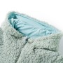 Kinderjacke mit Kapuze aus mintgrünem Shearling-Kunstfell 128 von , Oberbekleidung für Kinder - Ref: Foro24-13877, Preis: 13,...