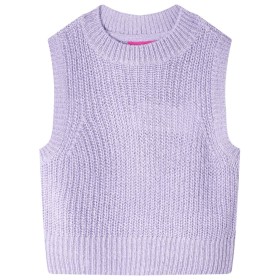 Children's light lilac knitted vest 140 by , Kids T-shirts - Ref: Foro24-14548, Price: 11,42 €, Discount: %