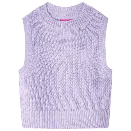 Helllila Strickweste für Kinder 140 von , Kinder-T-Shirts - Ref: Foro24-14548, Preis: 11,31 €, Rabatt: %