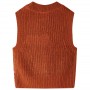 Cognacfarbene Strickweste für Kinder 140 von , Kinder-T-Shirts - Ref: Foro24-14543, Preis: 13,76 €, Rabatt: %