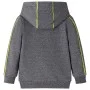 Kinder-Sweatshirt mit Kapuze und Reißverschluss grau meliert 116 von , Kinder-T-Shirts - Ref: Foro24-13276, Preis: 13,95 €, R...