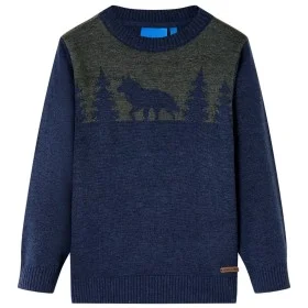 Marineblauer Kinderstrickpullover 140 von , Kinder-T-Shirts - Ref: Foro24-14503, Preis: 14,60 €, Rabatt: %