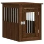 Hundekäfig aus Holzwerkstoff, braune Eiche, 45 x 62 x 59 cm von , Hundehütten - Ref: Foro24-838315, Preis: 65,65 €, Rabatt: %
