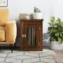 Hundekäfig aus Holzwerkstoff, braune Eiche, 45 x 62 x 59 cm von , Hundehütten - Ref: Foro24-838315, Preis: 65,65 €, Rabatt: %