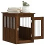 Hundekäfig aus Holzwerkstoff, braune Eiche, 45 x 62 x 59 cm von , Hundehütten - Ref: Foro24-838315, Preis: 65,65 €, Rabatt: %