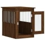 Hundekäfig aus Holzwerkstoff, braune Eiche, 45 x 62 x 59 cm von , Hundehütten - Ref: Foro24-838315, Preis: 65,65 €, Rabatt: %