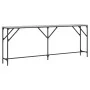 Sonoma grauer Konsolentisch aus Holzwerkstoff, 200 x 29 x 75 cm von , Seitentische - Ref: Foro24-837780, Preis: 65,46 €, Raba...
