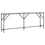 Sonoma gray engineered wood console table 200x29x75 cm by , Side tables - Ref: Foro24-837780, Price: 65,46 €, Discount: %
