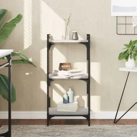 Sonoma gray engineered wood 3-shelf bookcase 40x30x86 cm by , Bookcases and shelves - Ref: Foro24-837630, Price: 36,28 €, Dis...