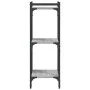 Sonoma gray engineered wood 3-shelf bookcase 40x30x86 cm by , Bookcases and shelves - Ref: Foro24-837630, Price: 36,28 €, Dis...