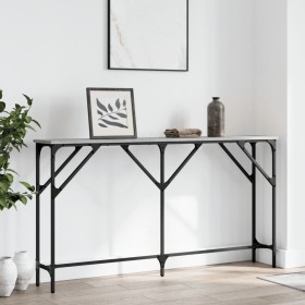 Sonoma grauer Konsolentisch aus Holzwerkstoff, 140 x 23 x 75 cm von , Seitentische - Ref: Foro24-837775, Preis: 47,00 €, Raba...