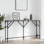 Mesa consola madera de ingeniería gris Sonoma 140x23x75 cm de , Mesas auxiliares - Ref: Foro24-837775, Precio: 47,09 €