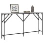 Mesa consola madera de ingeniería gris Sonoma 140x23x75 cm de , Mesas auxiliares - Ref: Foro24-837775, Precio: 47,09 €