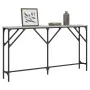 Sonoma gray engineered wood console table 140x23x75 cm by , Side tables - Ref: Foro24-837775, Price: 46,28 €, Discount: %