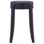 Stackable stools 4 units black plastic by vidaXL, Kitchen stools - Ref: Foro24-247278, Price: 78,53 €, Discount: %